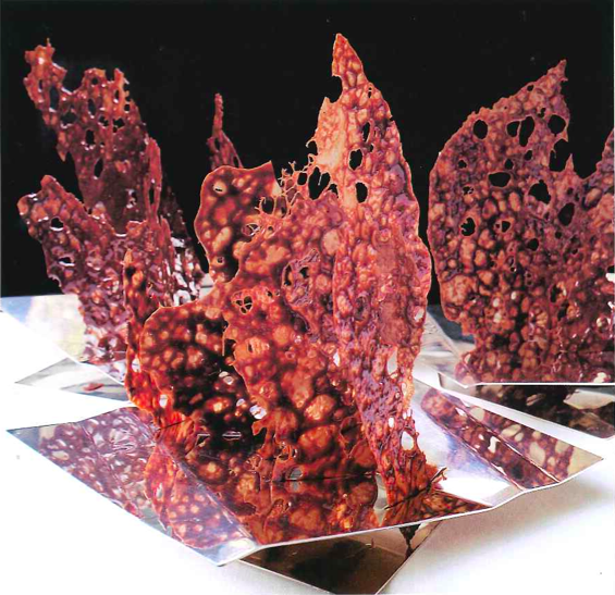 Cristales de chocolate al café