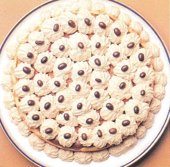 Tarta de queso y café