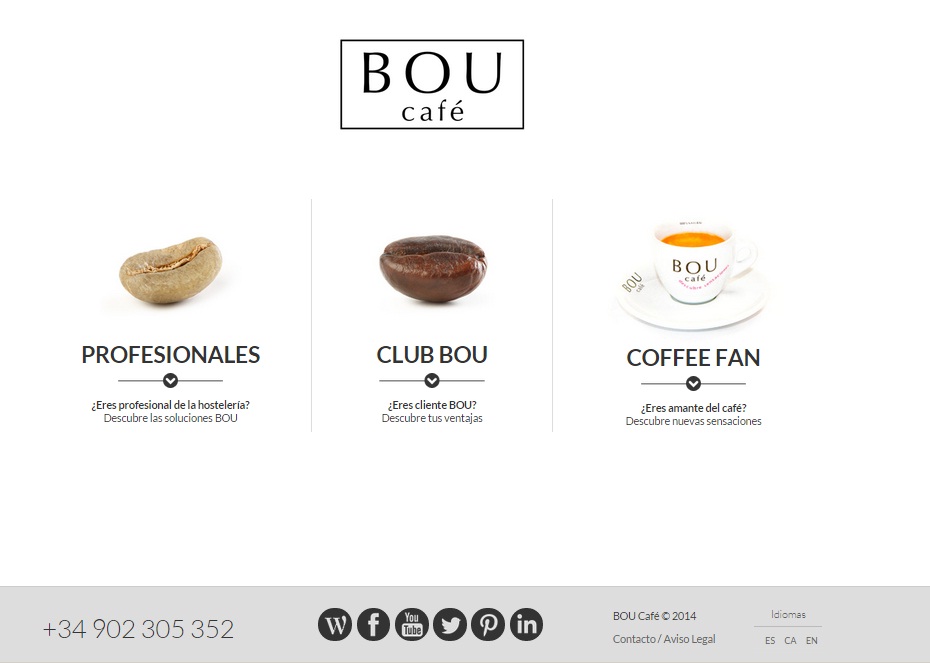 Nueva web BOU Café