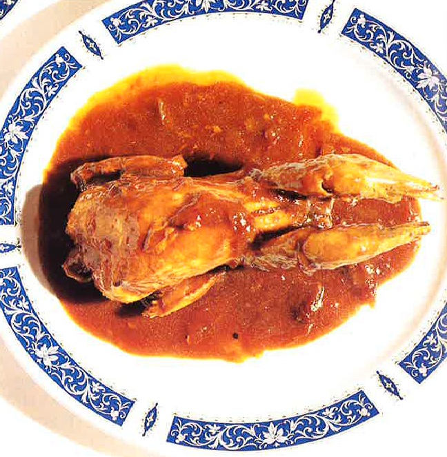 Perdiz en agridulce al café