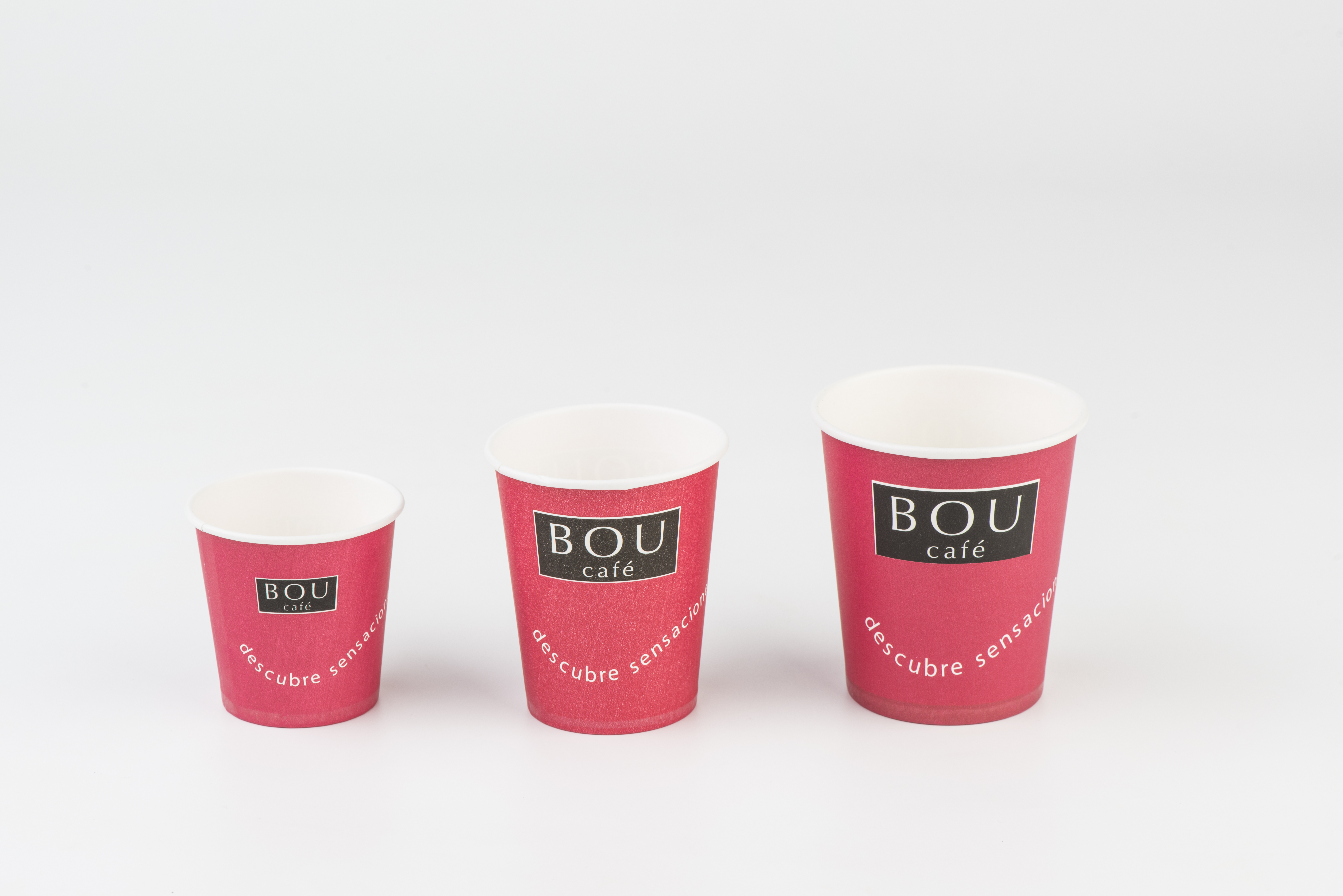 Nuevos vasos BOU Café take away BIODEGRADABLES